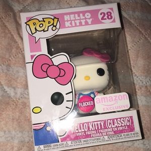 Flocked Hello Kitty Amazon Exclusive Funko Pop